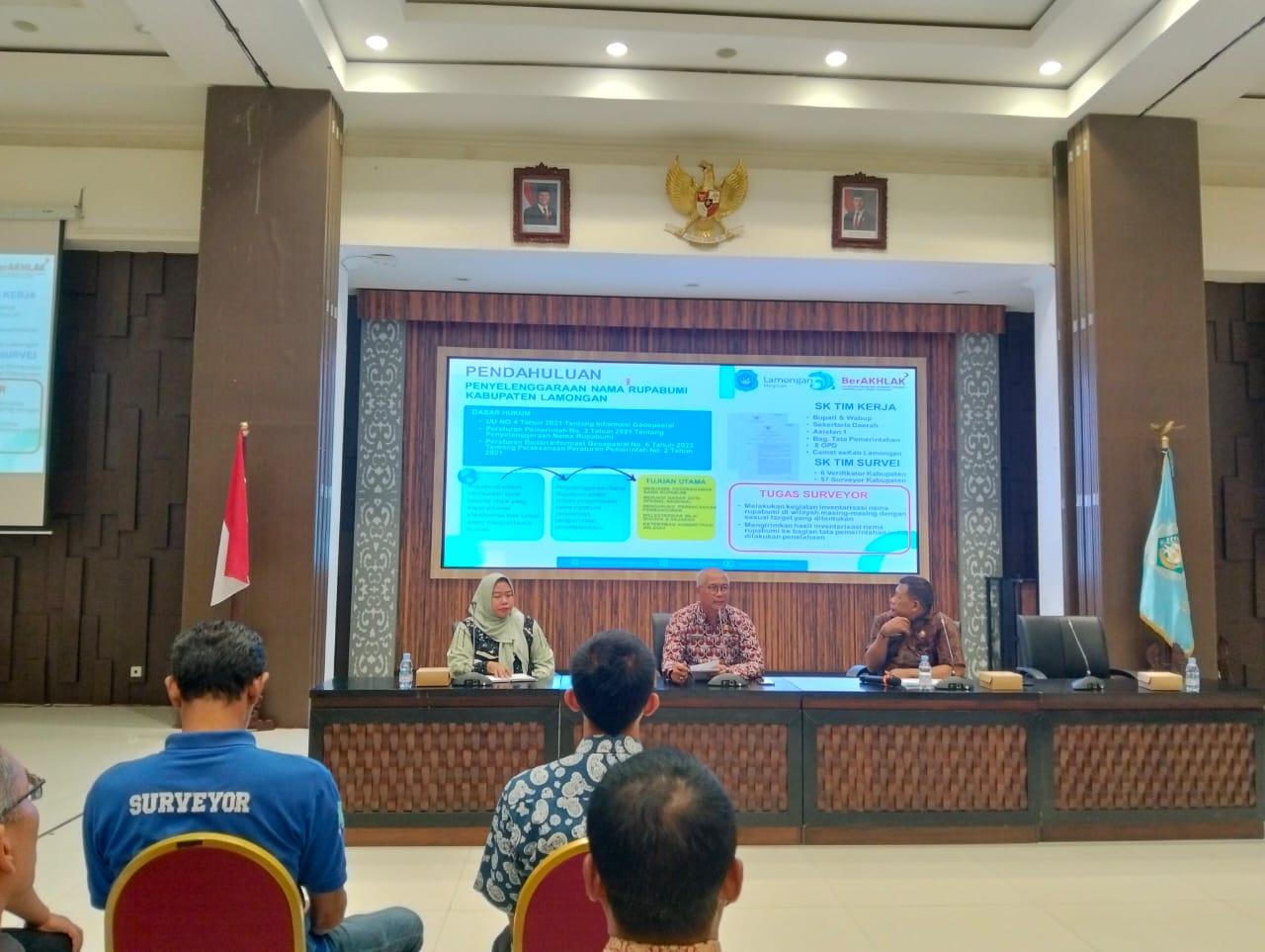 Foto: Bimbingan Teknis Inventarisasi Rupabumi Kabupaten Lamongan