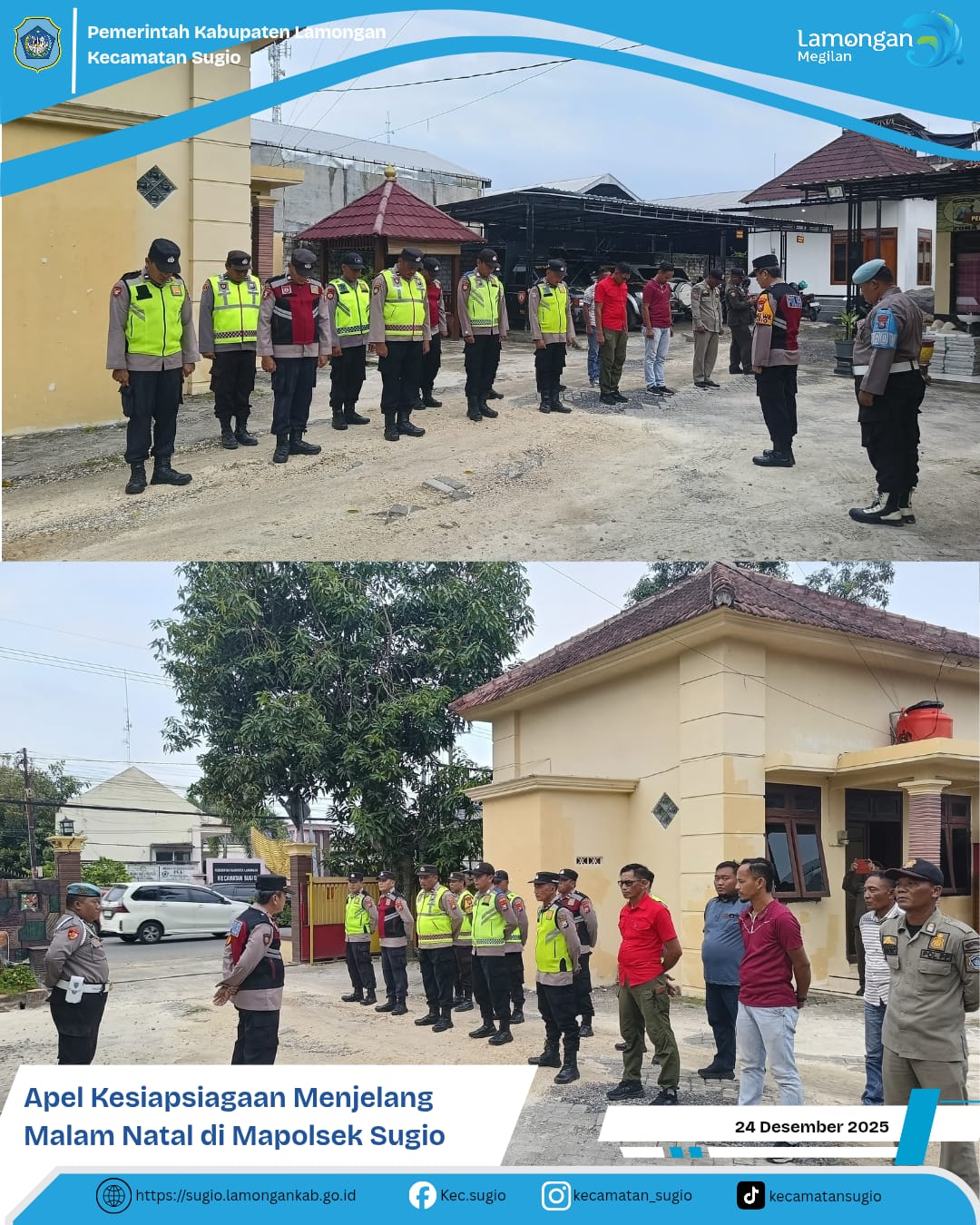 Foto: Apel Kesiapsiagaan Menjelang Perayaan Natal 2025