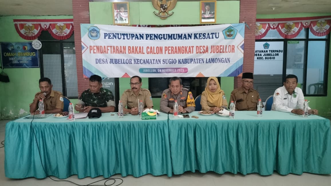 Foto: Penutupan Pendaftaran Bakal Calon Perangkat Desa Jubellor