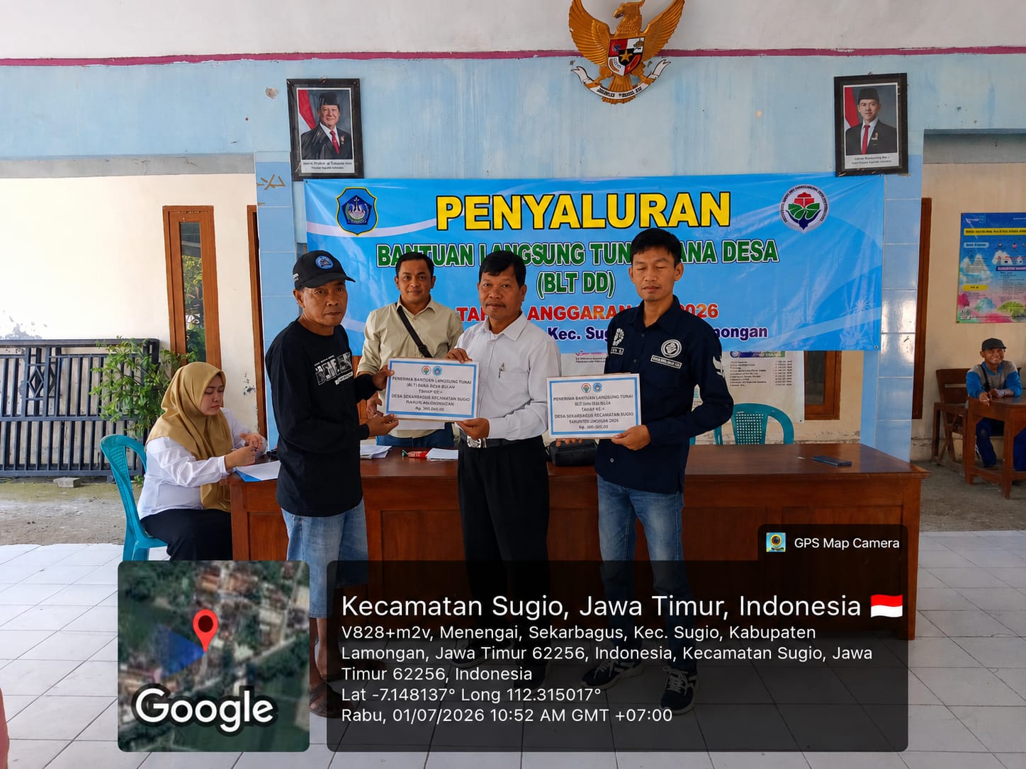 Foto: Penyaluran BLT Dana Desa Tribulan II TA 2026 Desa Sekarbagus