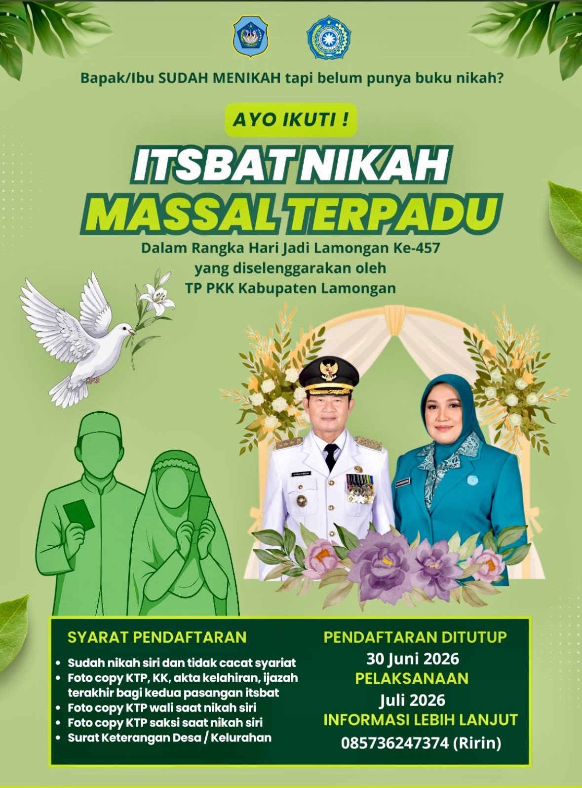 Foto: Itsbat nikah masal terpadu