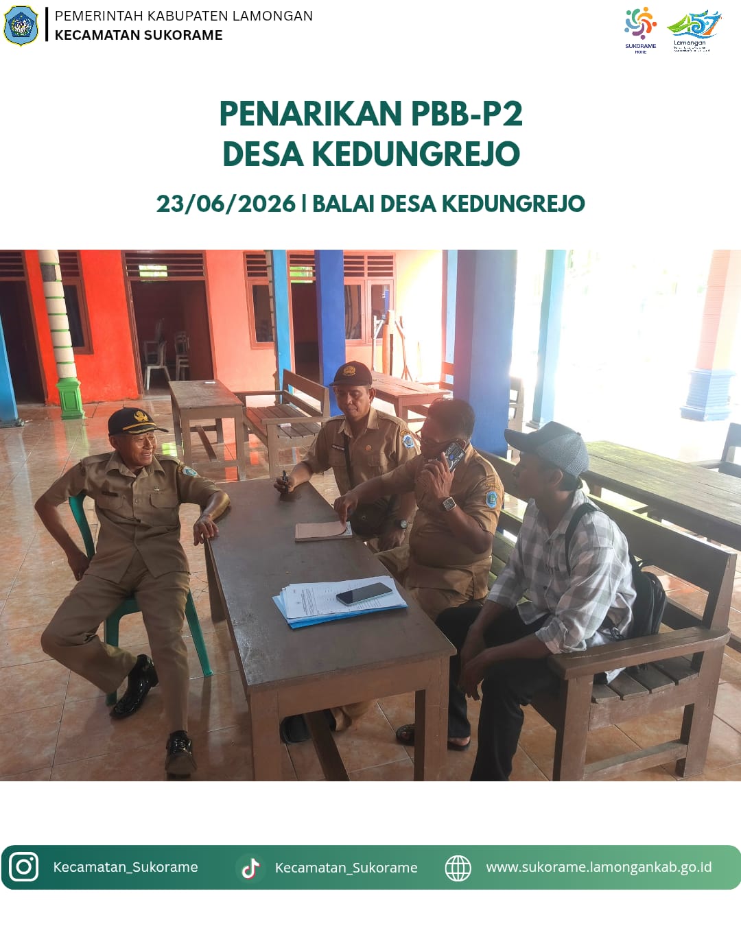 Penarikan PBB Desa Kedungrejo