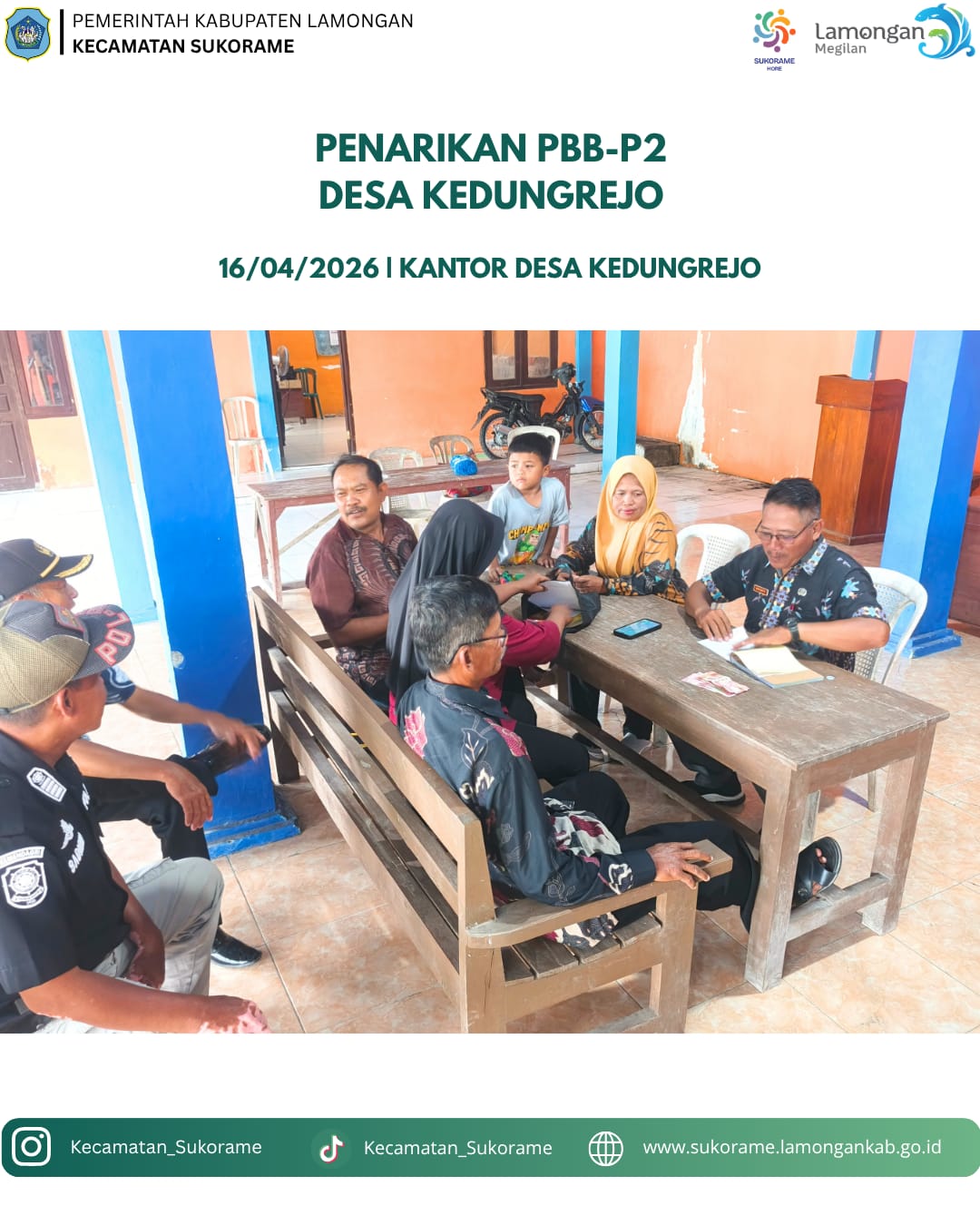 Penarikan PBB desa kedungrejo