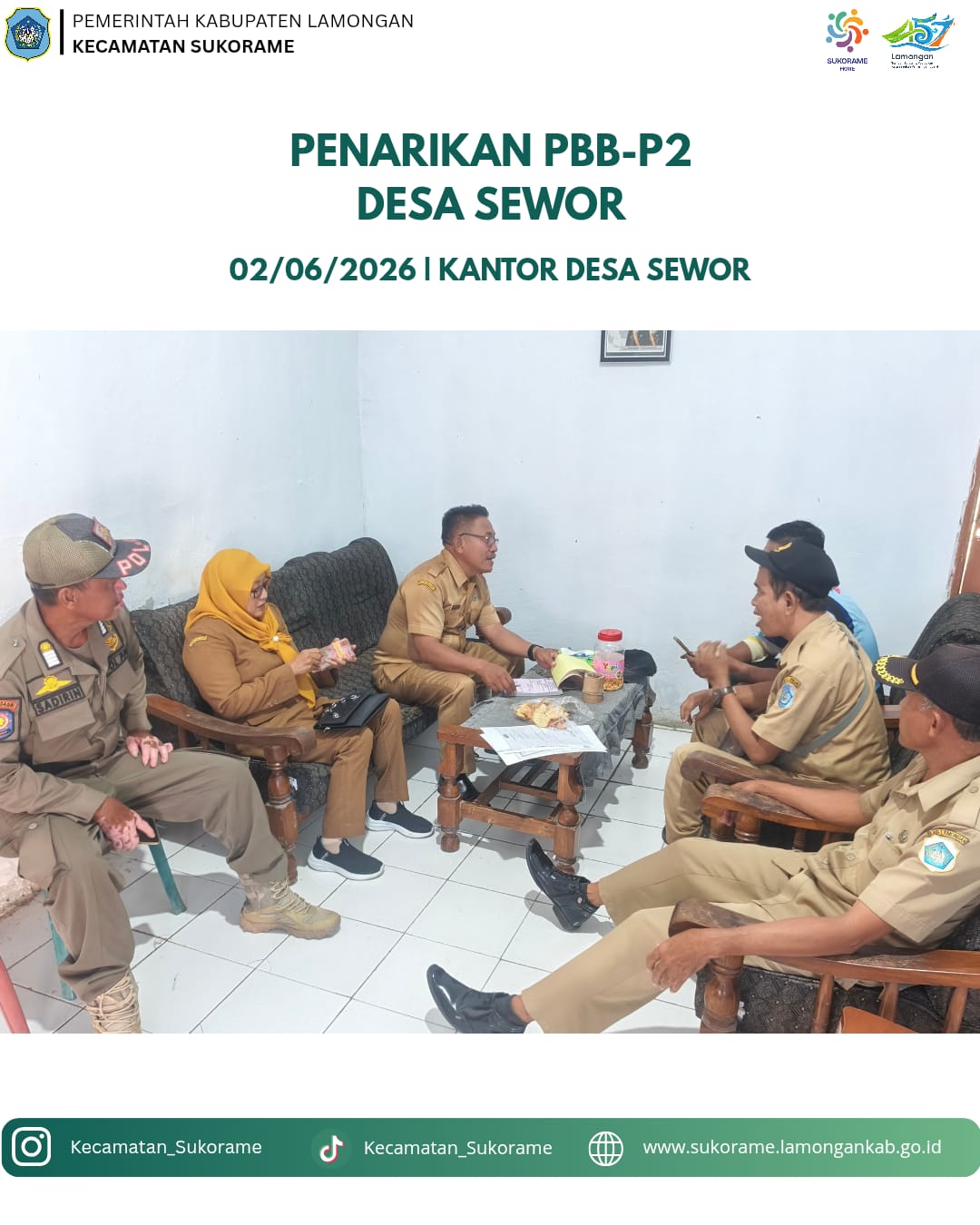 Penarikan Pajak Bumi dan Bangunan (PBB) di Desa Sewor