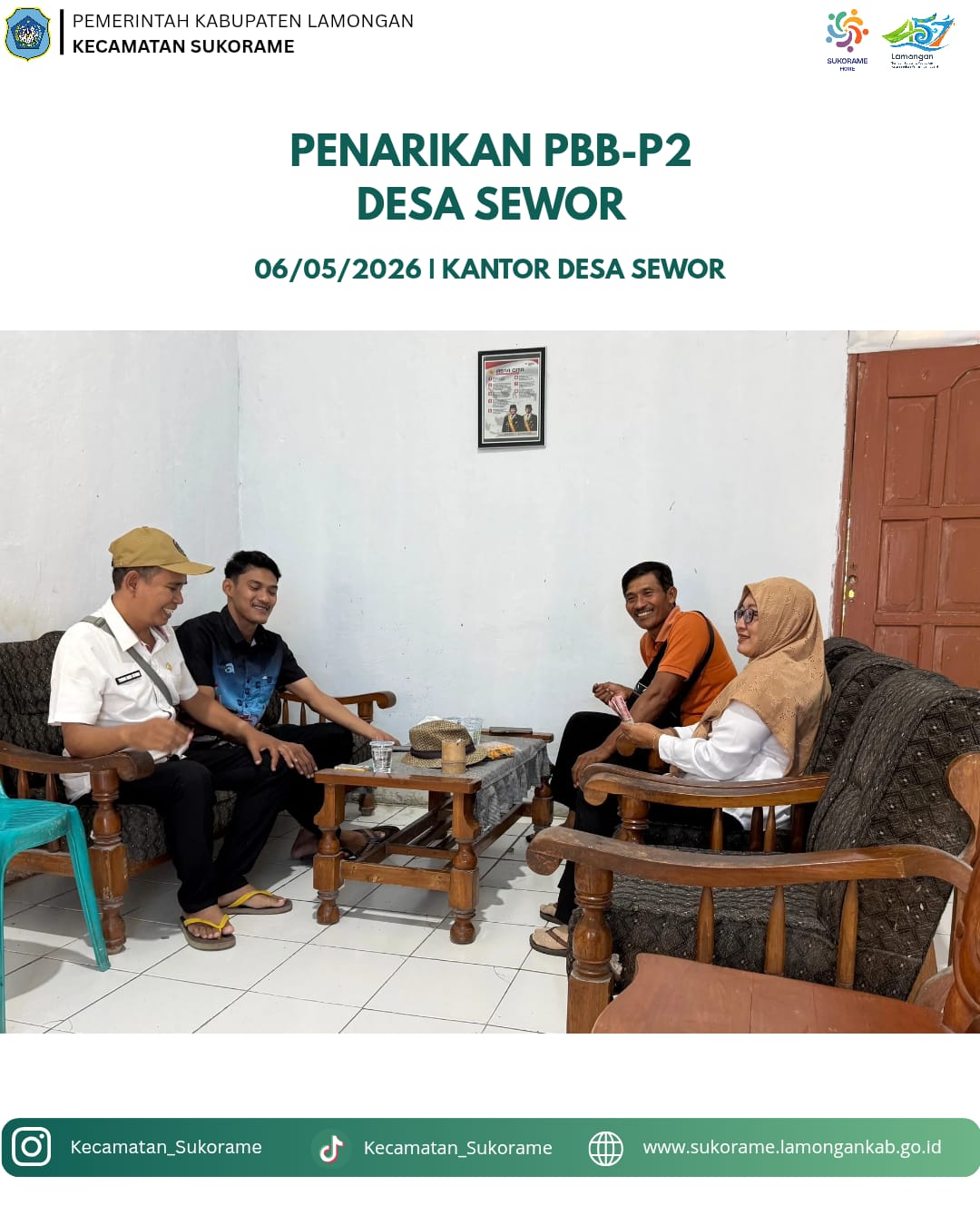Foto: Pembayaran PBB Desa Sewor