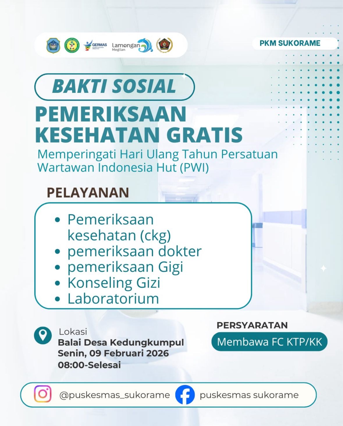 Foto: Bhakti sosial dalam rangka HUT PWI