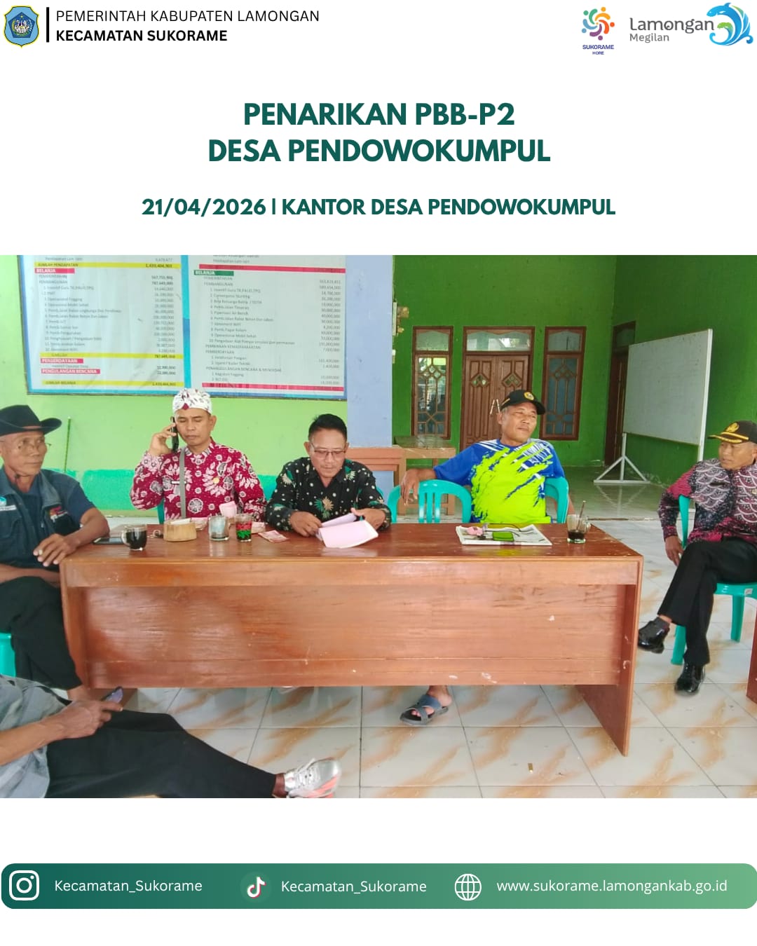 Penarikan PBB desa pendowokumpul