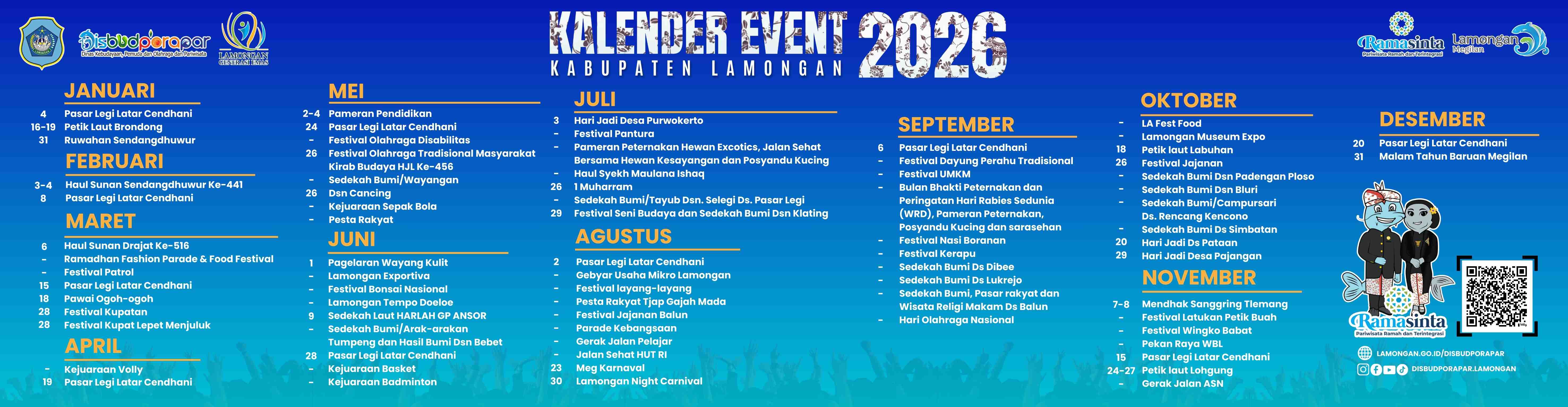 Foto: Kalender Event Kabupaten Lamongan 2026