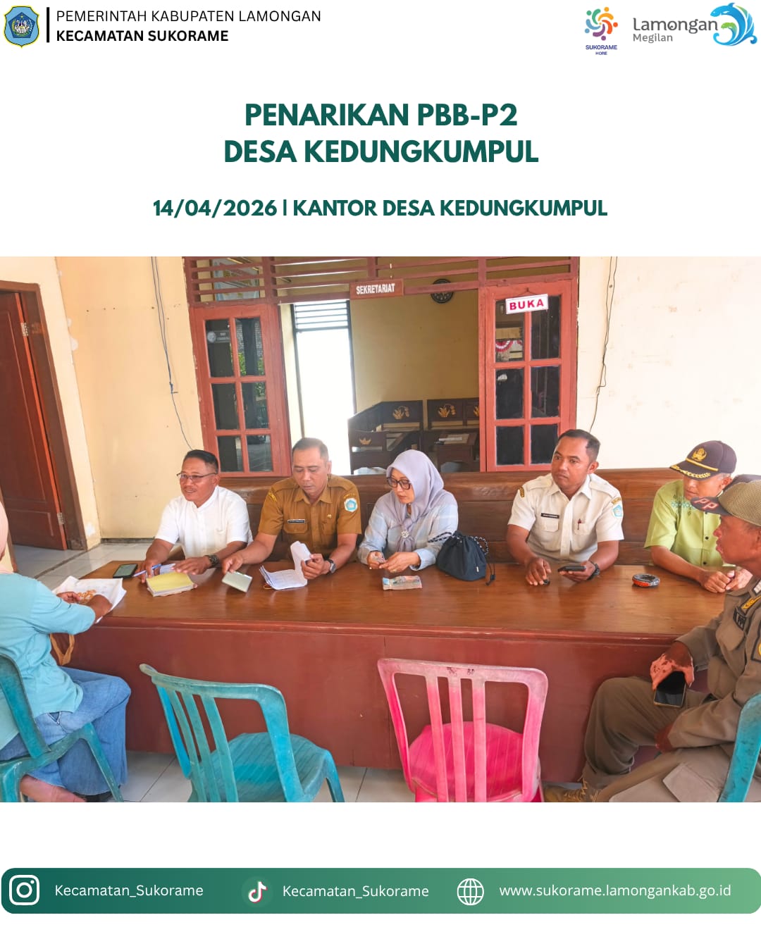 Foto: Penarikan Pajak Bumi dan Bangunan (PBB) di Desa Kedungkumpul