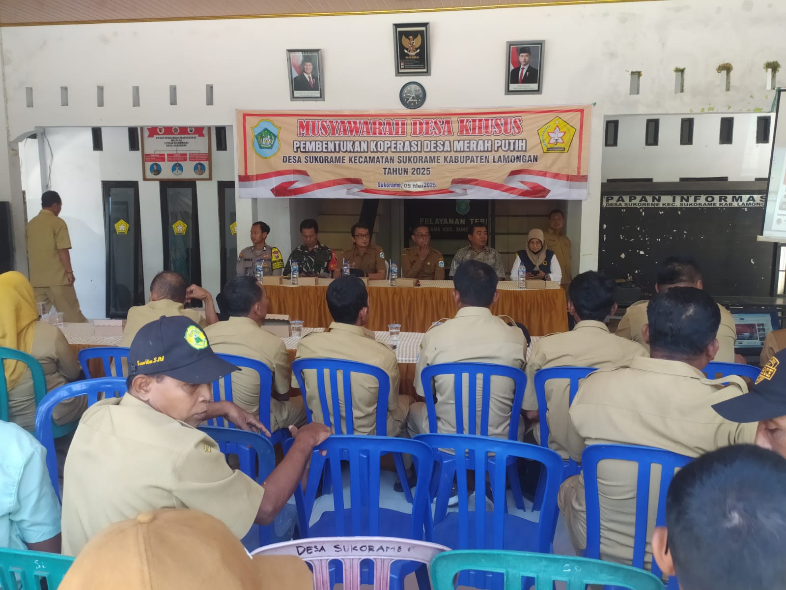 Musyawarah Pembentukan Koperasi Desa Merah Putih