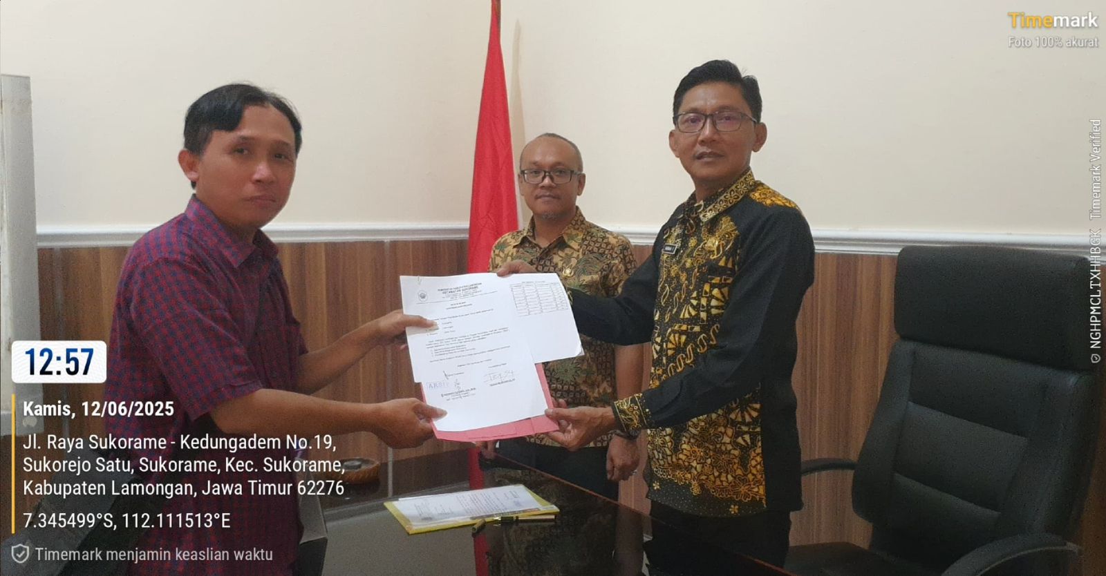 Penandatanganan Berita Acara Indeks Desa(ID)