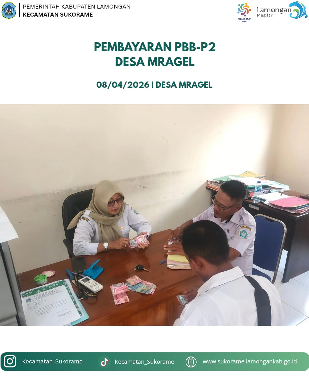 Foto: Pembayaran PBB Desa Mragel