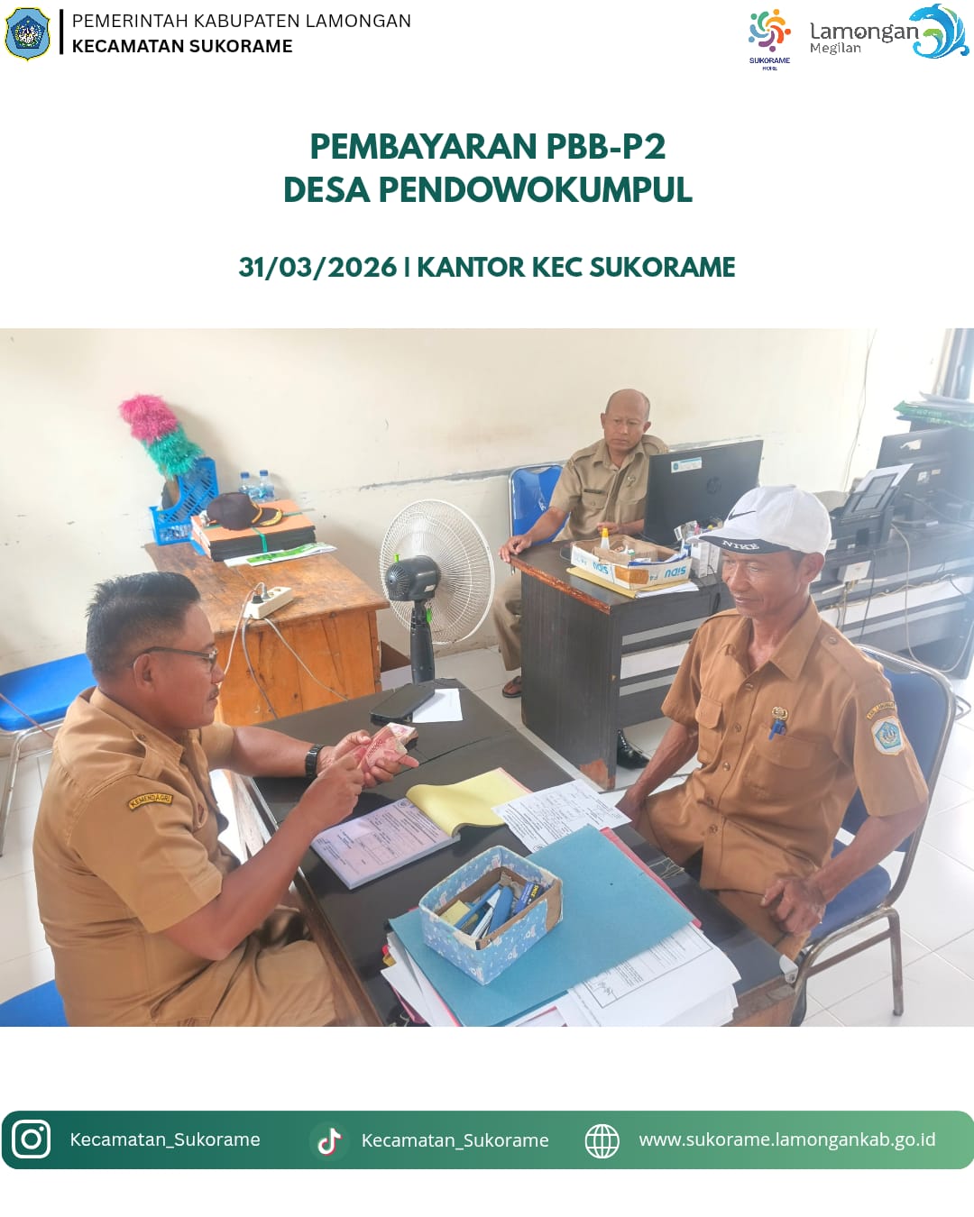 Foto: Pembayaran PBB Desa Pendowokumpul