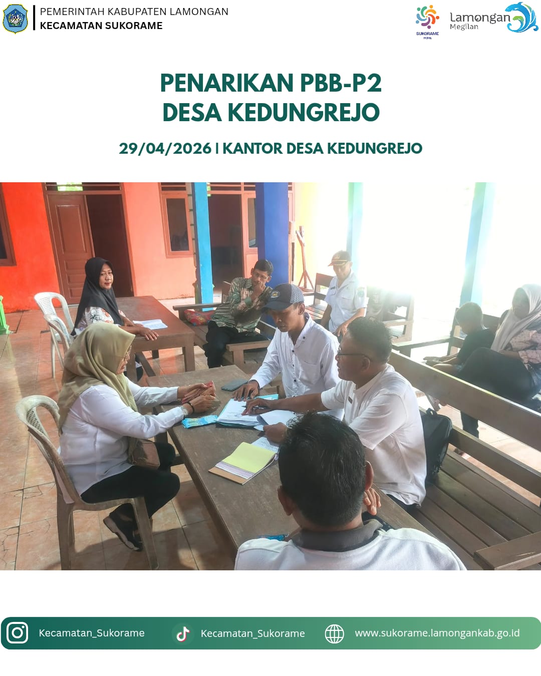 Foto: Penarikan PBB Desa Kedungrejo