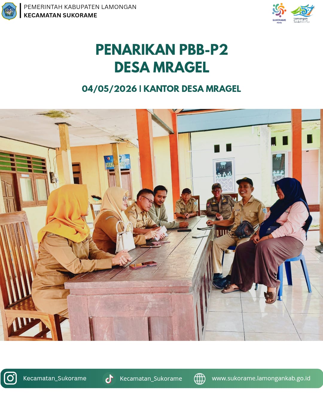 Foto: Penarikan PBB Desa Mragel