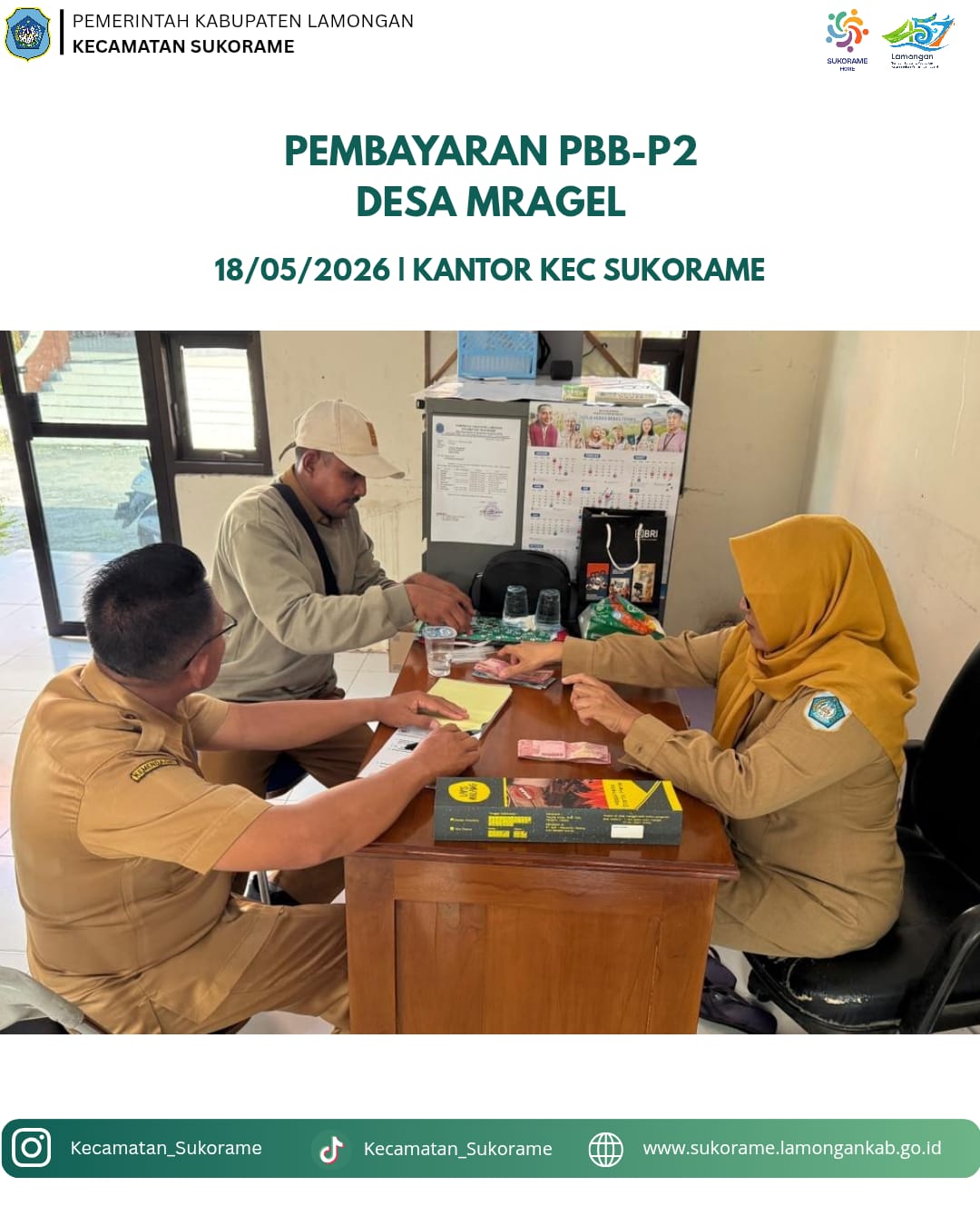 Pembayaran PBB Desa Mragel
