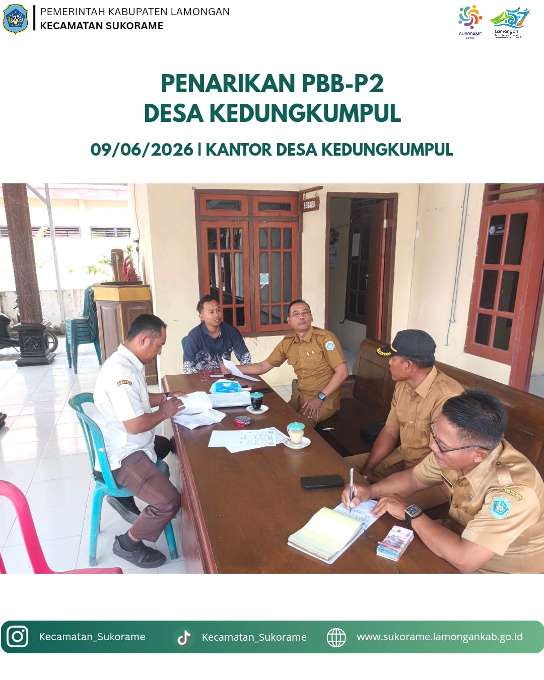 Foto: Kegiatan pembayaran Pajak Bumi dan Bangunan (PBB) di Desa Kedungkumpul