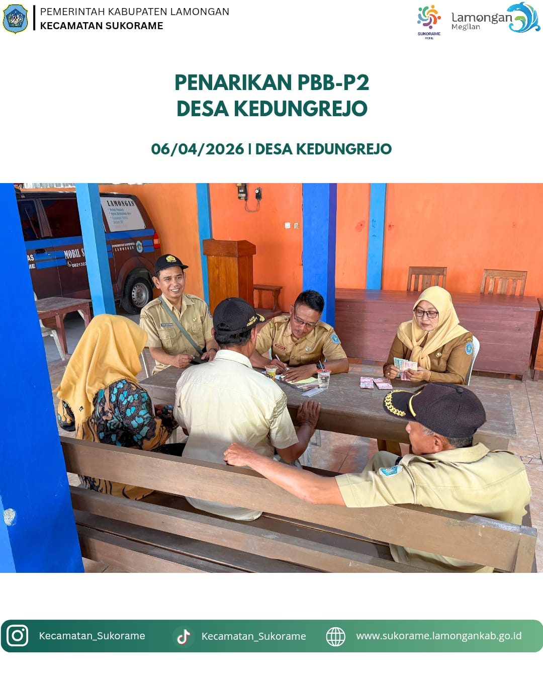 Foto: Pembayaran PBB Desa Kedungrejo