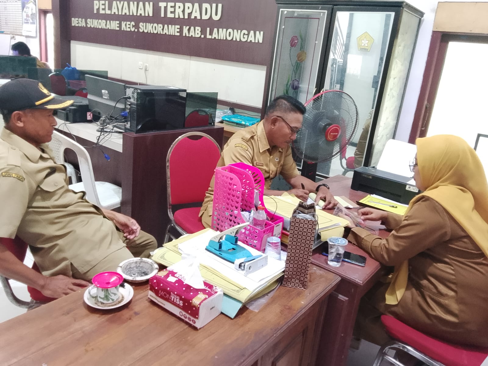 Foto: Penarikan PBB desa Sukorame