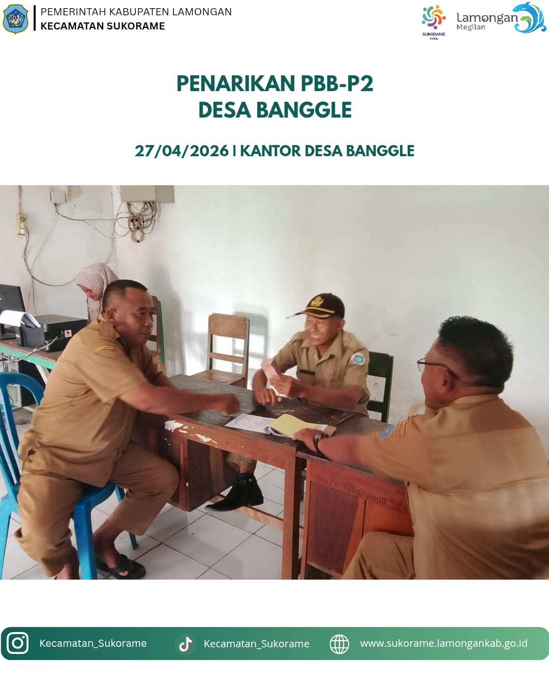 Foto: Pembayaran PBB Desa Banggle