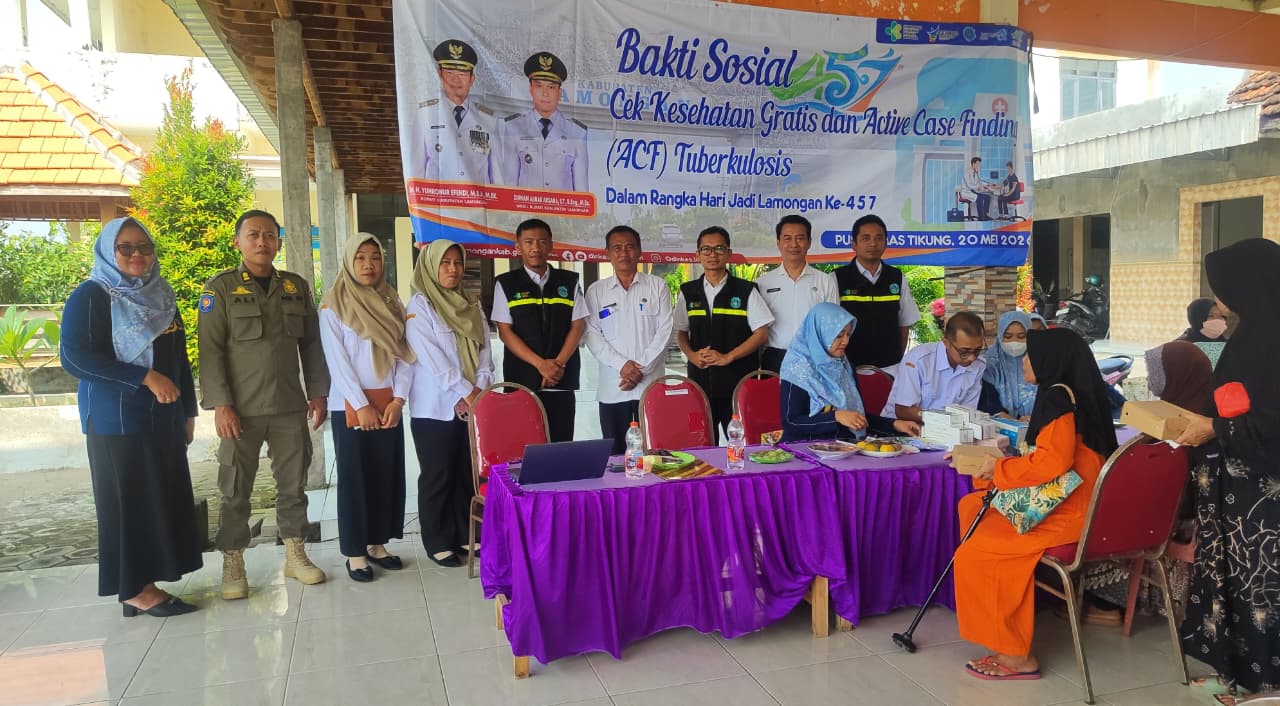 Foto: Kegiatan Cek Kesehatan Gratis oleh Dinas Kesehatan Kabupaten Lamongan di Balai Desa Guminingrejo (20 Mei 2026)