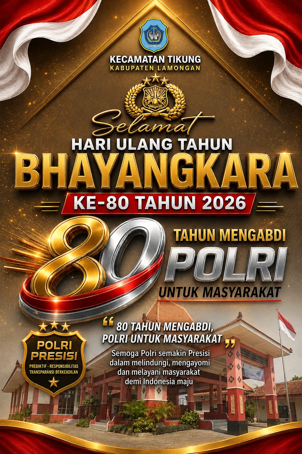 Foto: Peringatan Hari Bhayangkara ke 80