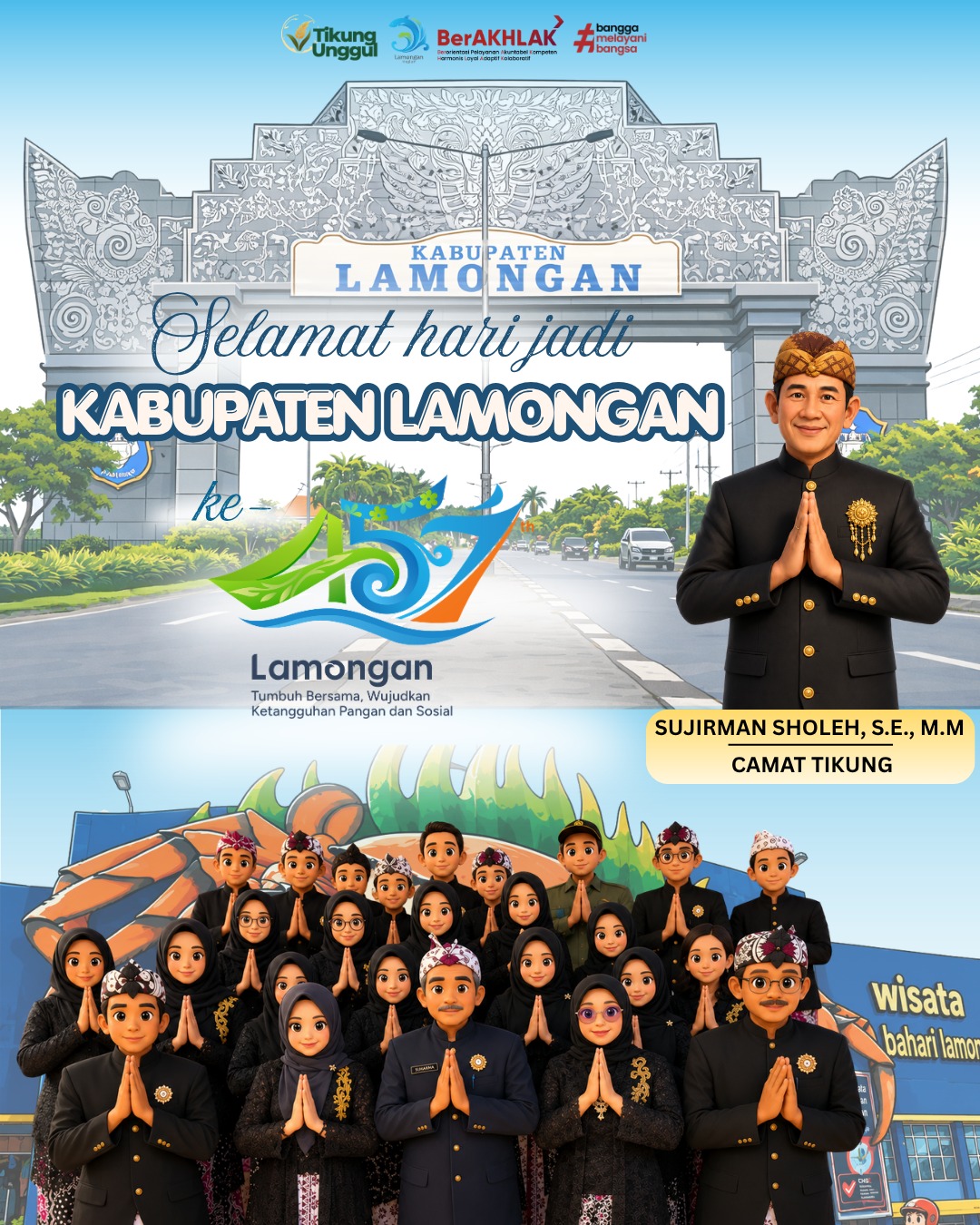 Foto: Peringatan Hari Jadi Lamongan ke-457 Tahun 2026