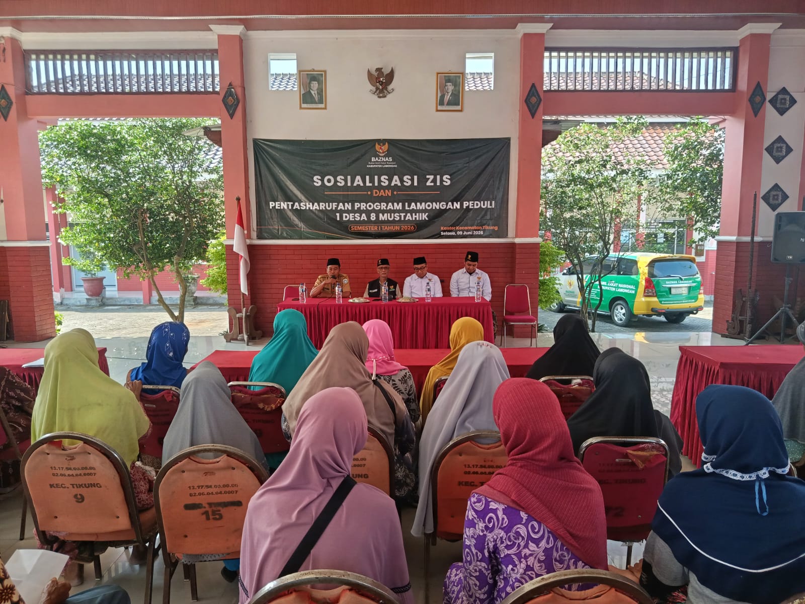 Foto: Sosialisasi ZIS dan Pentasharufan Program Lamongan Peduli 1 Desa 8 Mustahik Semester I Tahun 2026