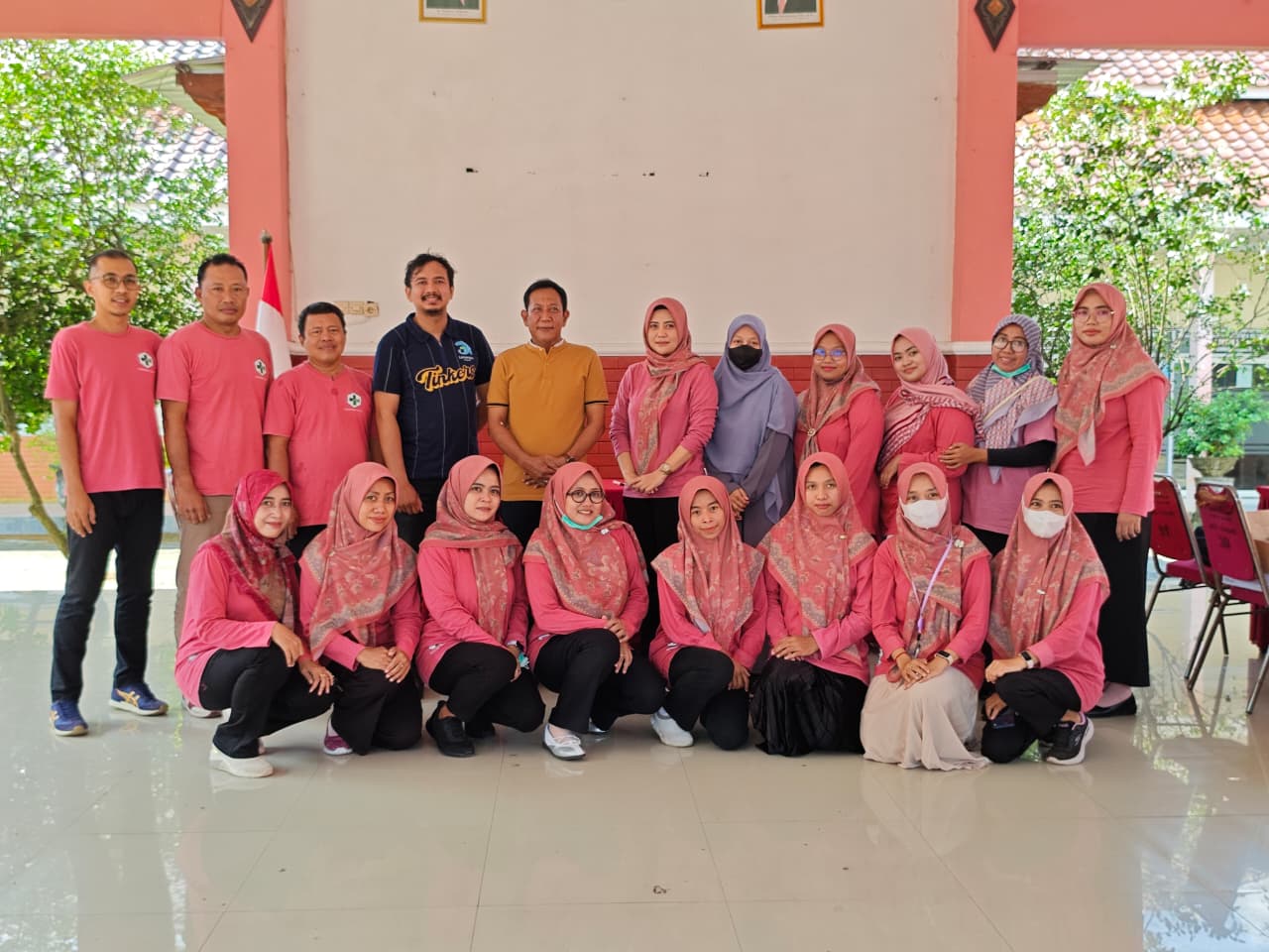 Foto: Kegiatan CKG (Cek Kesehatan Gratis) Bersama Puskesmas Tikung dan Forkopimcam Tikung di Pendopo Kecamatan Tikung (8/5/2026)