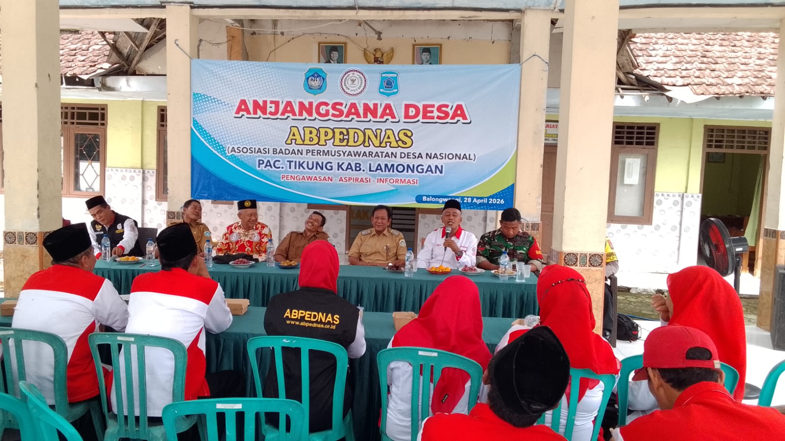 Foto: Kegiatan Anjangsana ABPEDNAS PAC Tikung Kabupaten Lamongan dalam Rangka Pengawasan, Apresiasi, dan Informasi