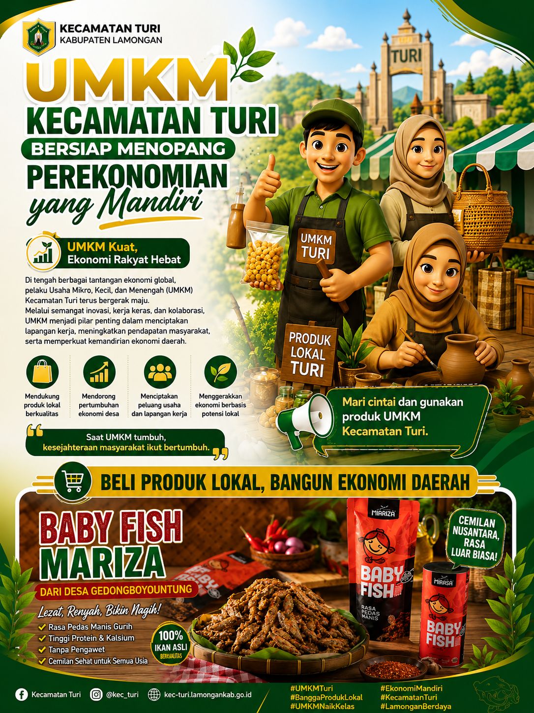Foto: BABY FISH MARIZA: Camilan Gurih Khas Desa Gedongboyountung yang Siap Menggoyang Lidah