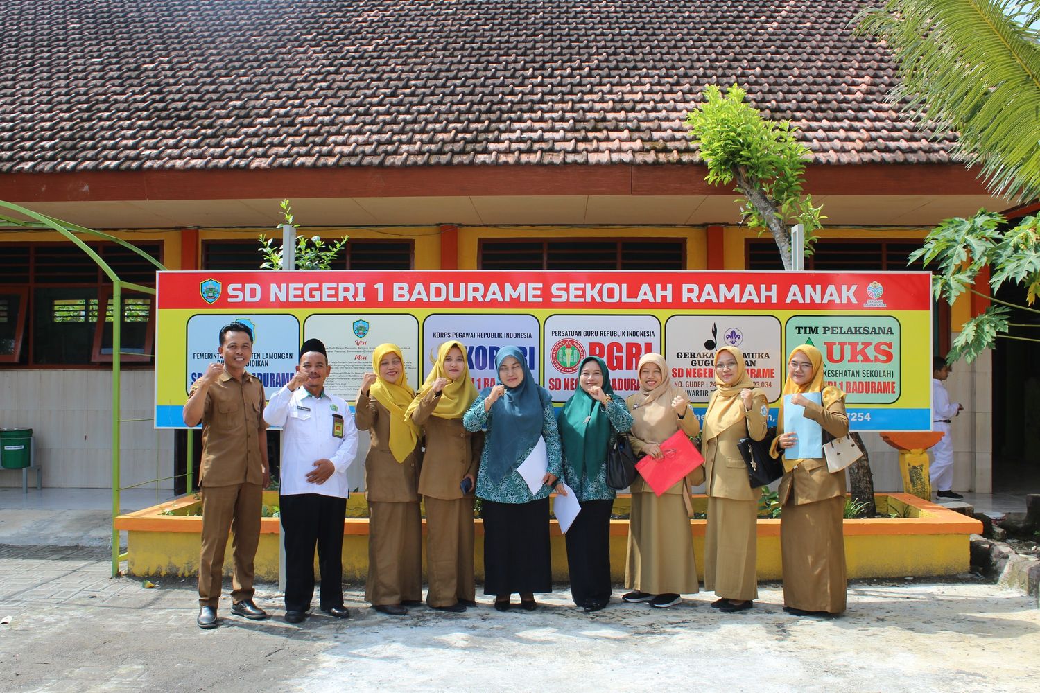 Foto: PENILAIAN LOMBA PHBS-LBS DI SDN BADURAME