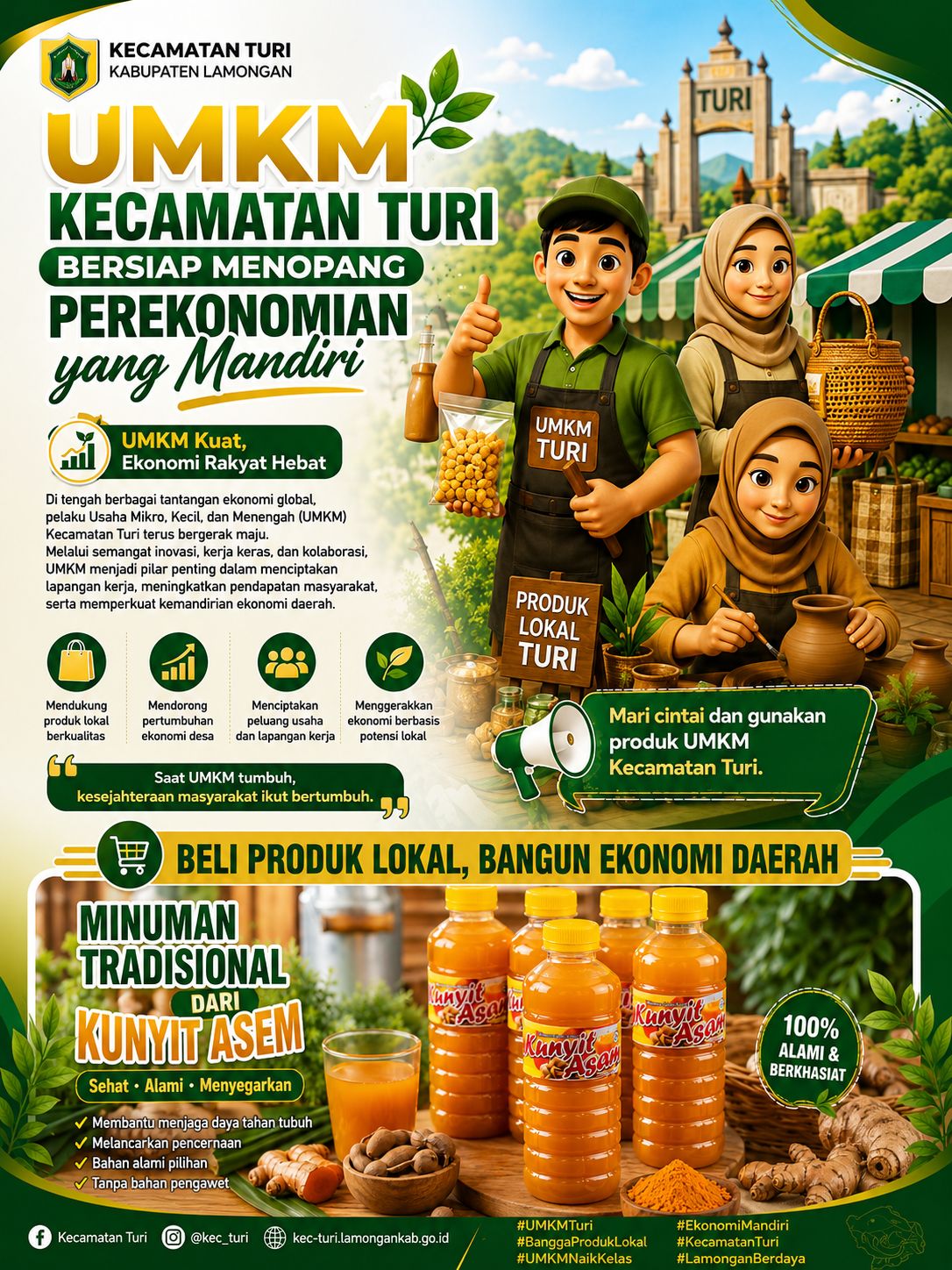 Foto: UMKM Kecamatan Turi: Minuman Tradisional Kunyit Asem, Sehat dan Menyegarkan