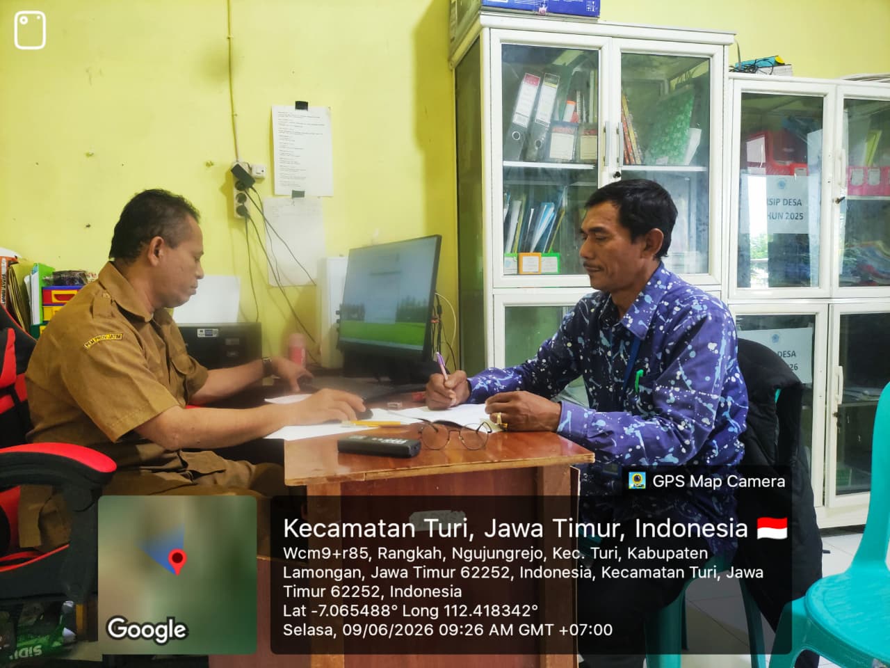 Foto: KOORDINASI BANTUAN SOSIAL PROGRAM KEMENSOS DAN MONITORING BNPT DI DESA NGUJUNGREJO