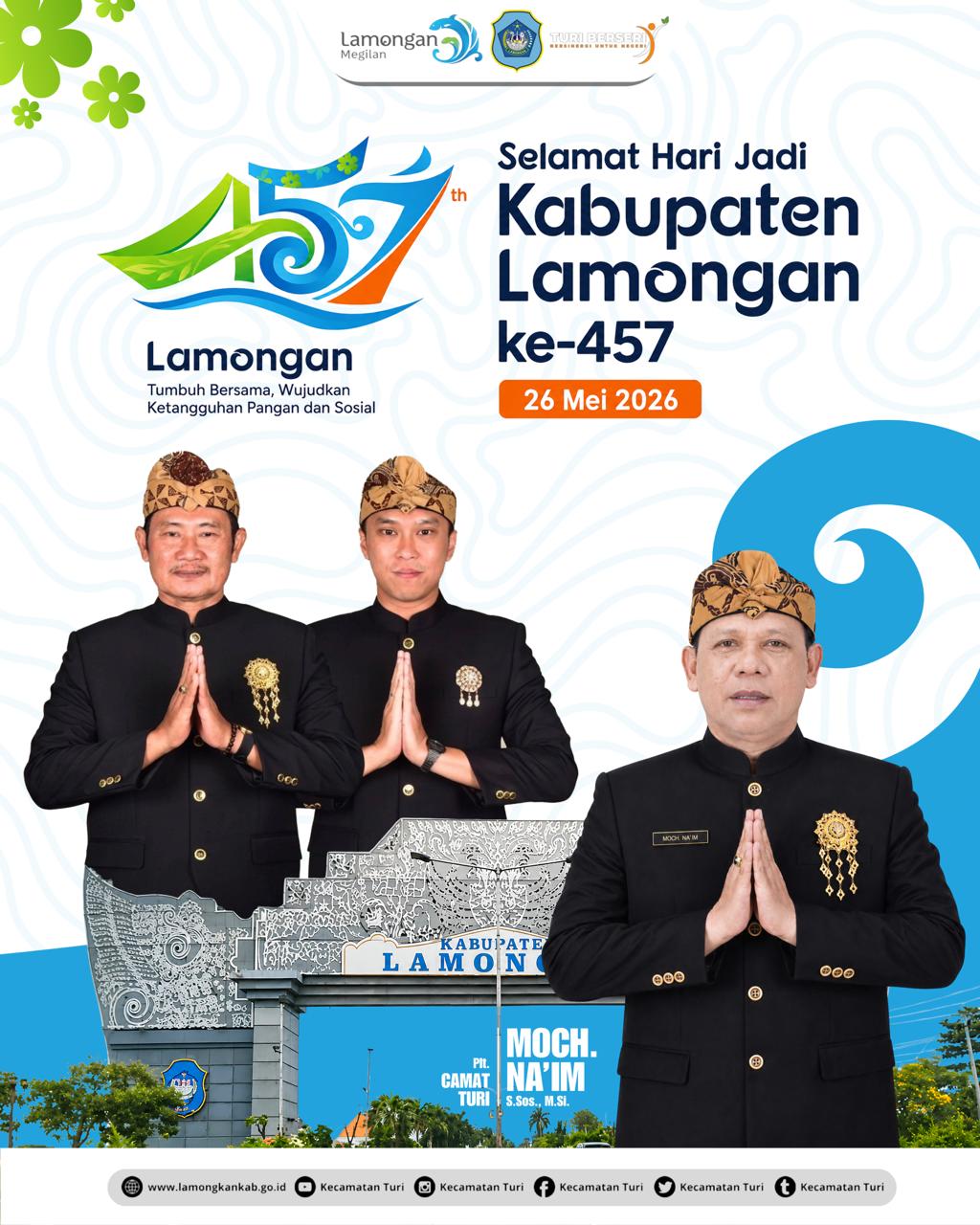 Foto: SELAMAT MEMPERINGATI HARI JADI LAMONGAN KE-457 🎉