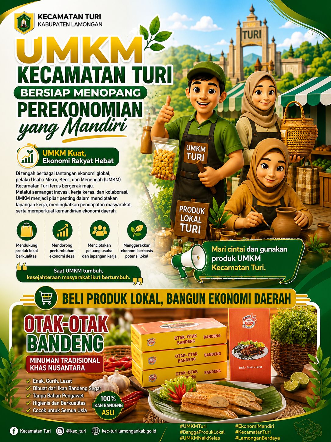 Foto: UMKM Kecamatan Turi Hadirkan Otak-Otak Bandeng, Kuliner Khas Nusantara yang Lezat dan Berkualitas