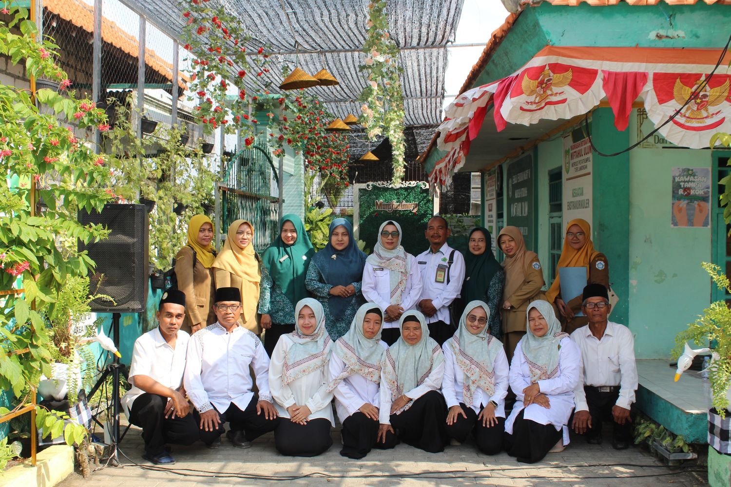 Foto: PENILAIAN LOMBA PHBS-LBS DI MI MIFTAHUL ULUM MOROGO