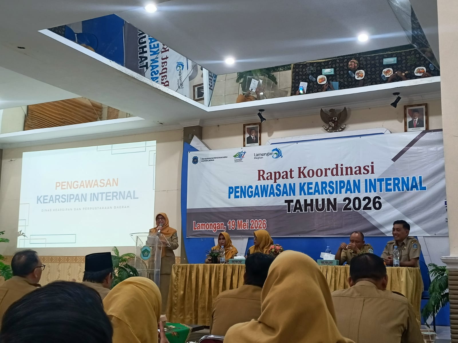 Foto: STAFF KECAMATAN TURI IKUTI RAPAT KOORDINASI PENGAWASAN KEARSIPAN INTERNAL TAHUN 2026