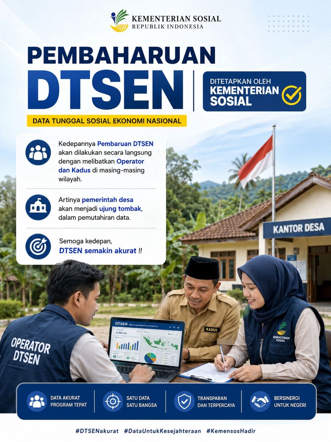 Foto: Kecamatan Turi Dukung Pembaruan DTSEN untuk Wujudkan Data Sosial yang Akurat dan Tepat Sasaran