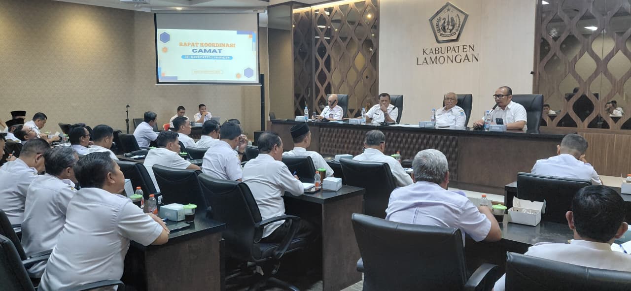 Rapat Koordinasi Camat Se-Kabupaten Lamongan