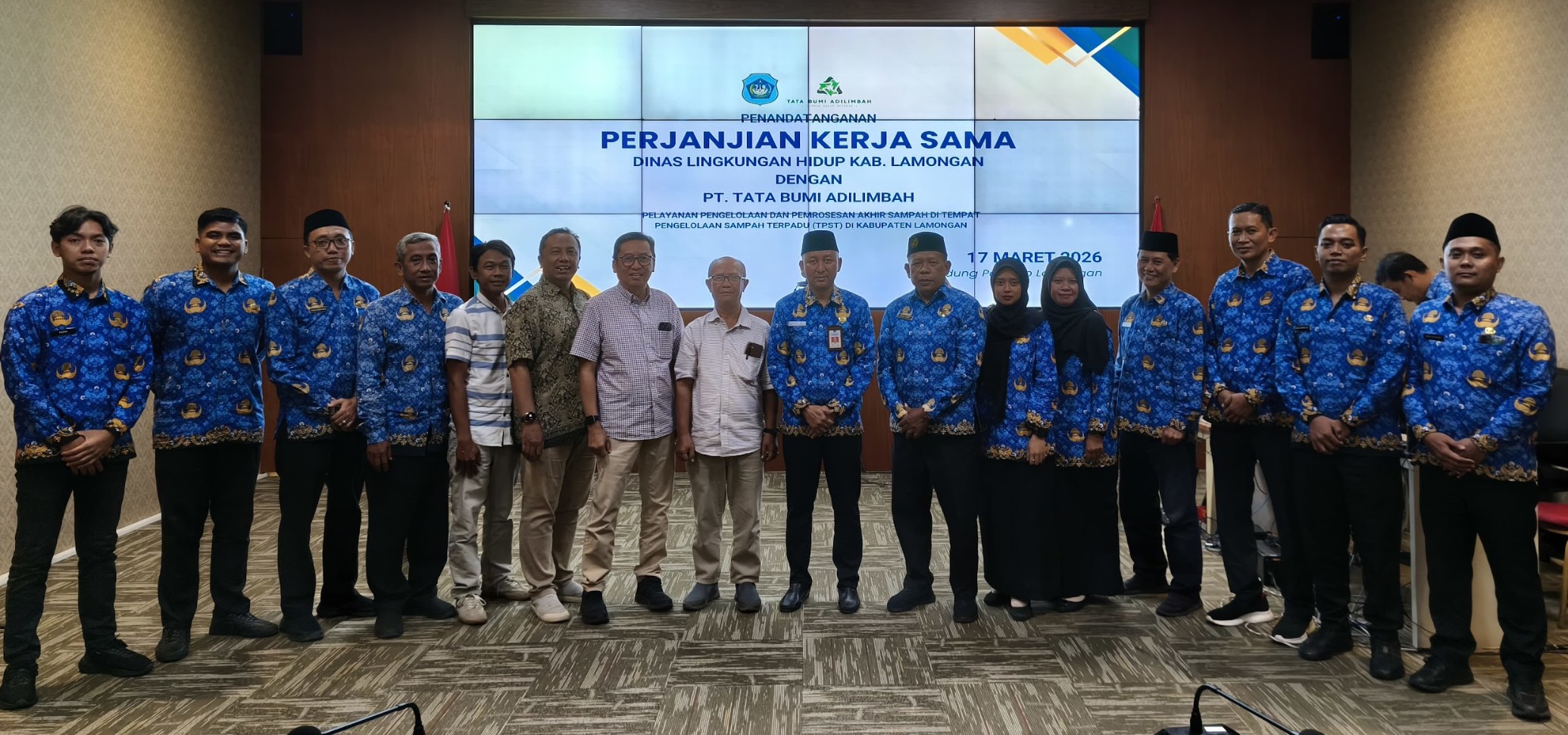 Penandatanganan Perjanjian Kerja Sama (PKS) dengan PT. Tata Bumi Adilimbah