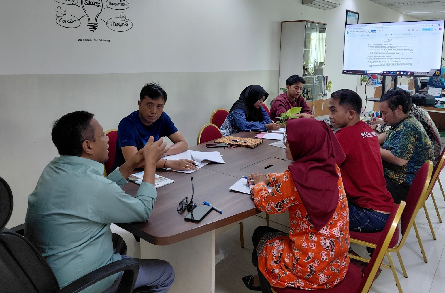 Rapat Koordinasi bersama Dinas Perhubungan Kab. Lamongan dan PT. Jasa Raharja Cabang Bojonegoro