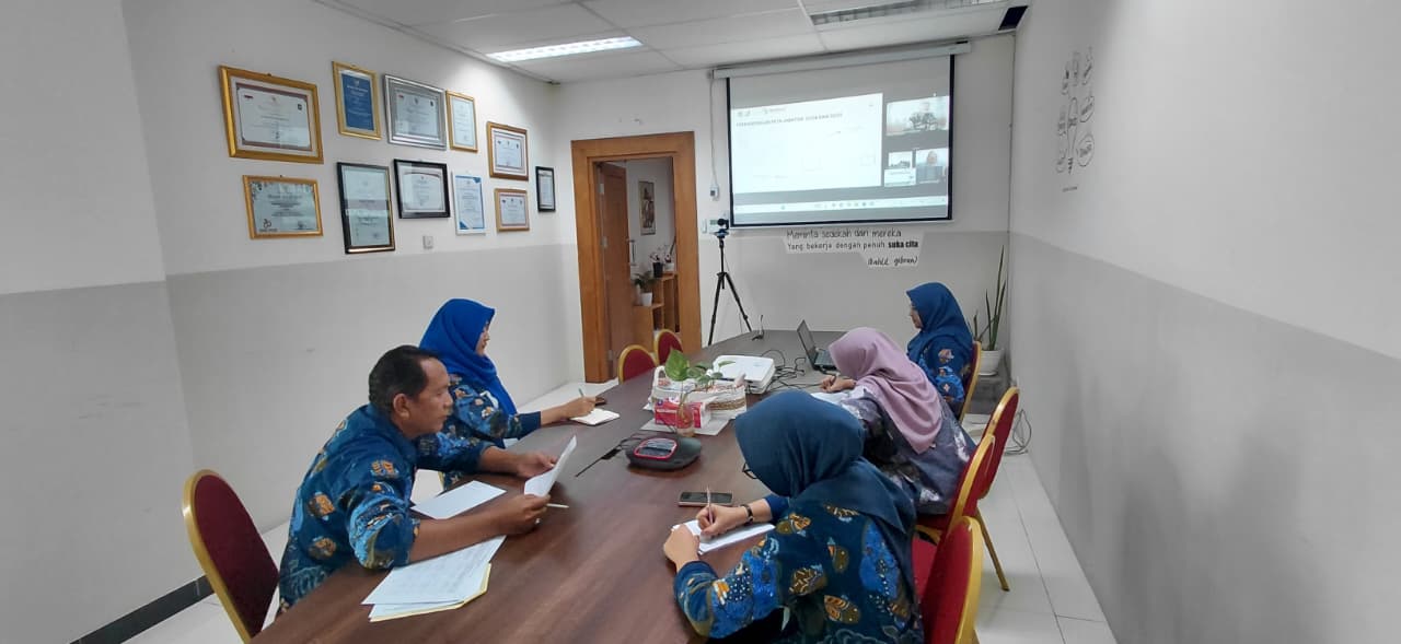 Zoom meeting koordinasi mengenai persiapan optimalisasi kelembagaan perangkat daerah dan reformasi birokrasi