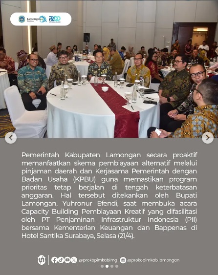 PASTIKAN PROGRAM PRIORITAS TETAP BERJALAN, PAK YES OPTIMALKAN PEMBIAYAAN ALTERNATIF