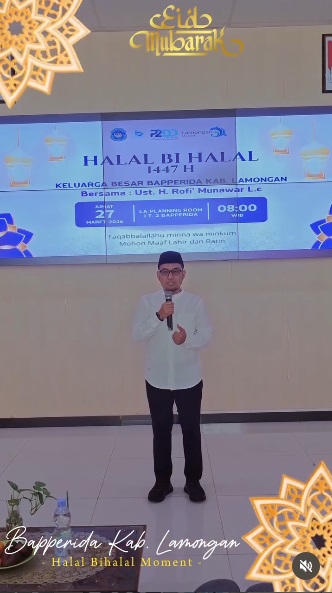 Halal Bihalal Keluarga Besar Bapperida Kabupaten Lamongan
