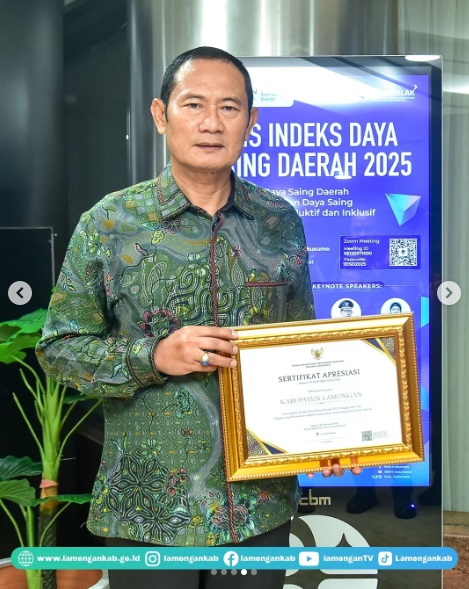 Indeks Daya Saing Lamongan Berkategori Tinggi