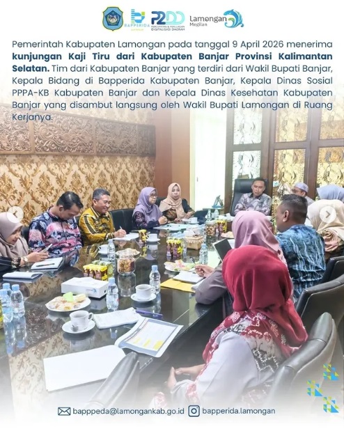 KAJI TIRU PROGRAM PENURUNAN STANTING DI KABUPATEN LAMONGAN OLEH PEMKAB BANJAR, KALIMANTAN SELATAN