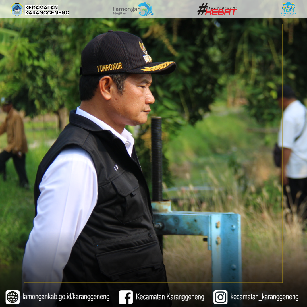 Bapak Bupati meninjau langsung kondisi Pompa Air Karanggeneng  dst ..