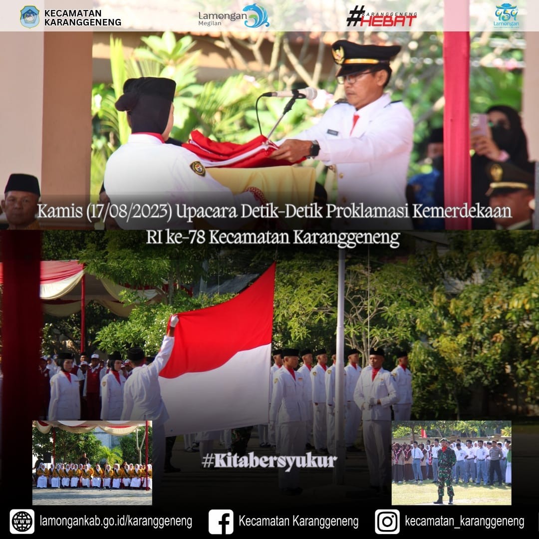 DIRGAHAYU INDONESIAKU KE-78 TAHUN 2023

#karanggenenghebat 
#kitabersyukur