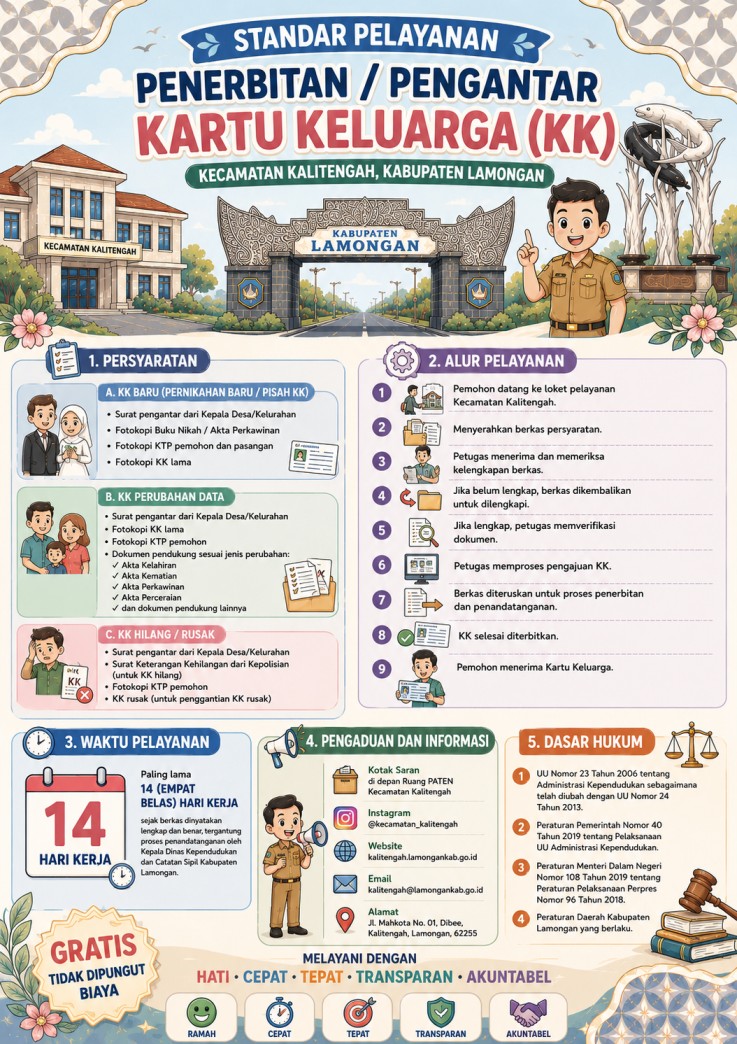 Penerbitan/Pengantar Kartu Keluarga (KK)